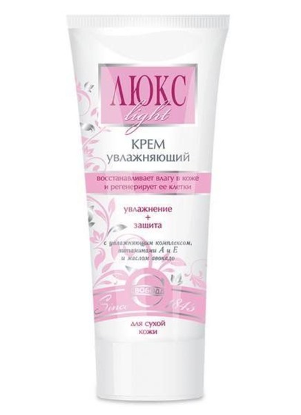 ЛЮКС LIGHT КРЕМ Д/ЛИЦА УВЛАЖНЯЮЩИЙ Д/СУХОЙ КОЖИ С ВИТАМИНАМИ А И Е И МАСЛОМ АВОКАДО КРЕМ ДЛЯ ЛИЦА 60 МЛ №1