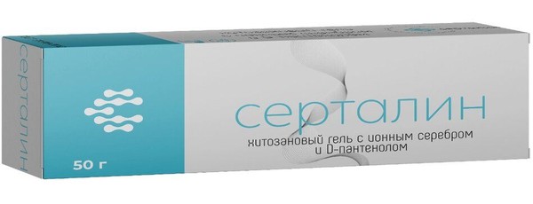 СЕРТАЛИН ГЕЛЬ Д/ЛИЦА/ТЕЛА ХИТОЗАНОВЫЙ С ИОННЫМ СЕРЕБРОМ/D-ПАНТЕНОЛОМ КОСМЕТИЧЕСКИЙ ГЕЛЬ  50 МЛ №1