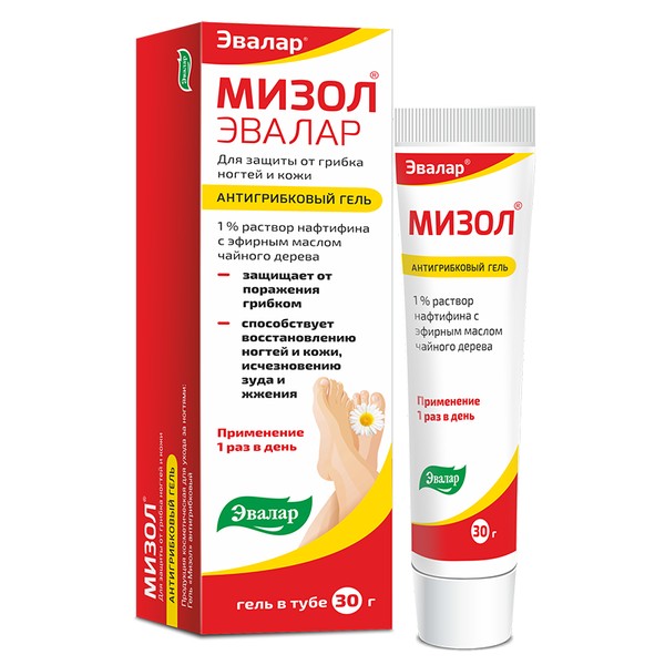 ЭВАЛАР МИЗОЛ ГЕЛЬ КОСМЕТИЧЕСКИЙ ГЕЛЬ 1% 30 Г №1
