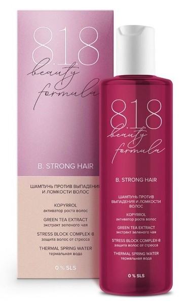 8.1.8 BEAUTY FORMULA B. STRONG HAIR ШАМПУНЬ ПРОТИВ ВЫПАДЕНИЯ И ЛОМКОСТИ ВОЛОС (8.1.8 БЬЮТИ ФОРМУЛА)
