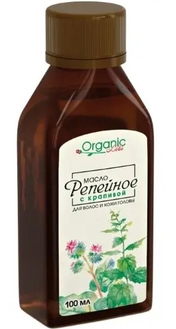 ORGANIC LABS РЕПЕЙНОЕ МАСЛО С КРАПИВОЙ КОСМЕТИЧЕСКОЕ МАСЛО 100 МЛ №1