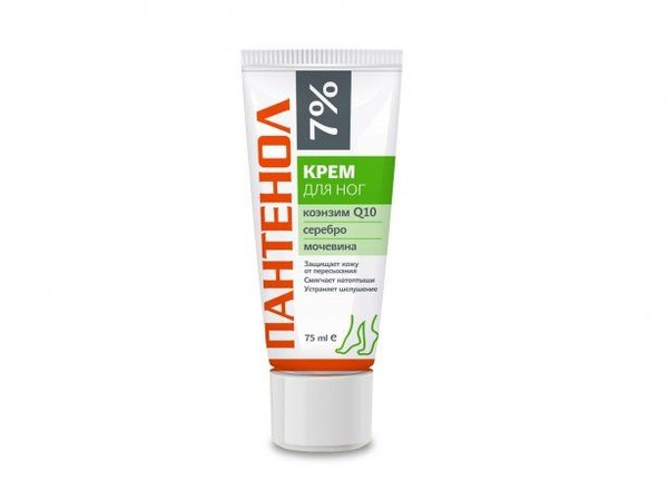 ПАНТЕНОЛ 7% КРЕМ Д/НОГ МОЧЕВИНА/КОЭНЗИМ/СЕРЕБРО КОСМЕТИЧЕСКИЙ КРЕМ 125 МЛ №1