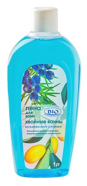 СЕВЕРНАЯ ЖЕМЧУЖИНА ХВОЙНЫЕ ВАННЫ ПЕНА Д/ВАНН МОЖЖЕВЕЛЬНИК/КУМКВАТ ПЕНА ДЛЯ ВАНН 1000 МЛ №1