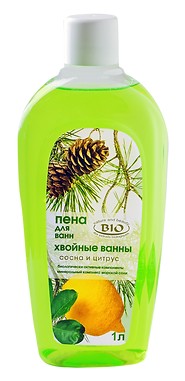 ХВОЙНЫЕ ВАННЫ ПЕНА ДЛЯ ВАНН СОСНА И ЦИТРУС ПЕНА ДЛЯ ВАНН 1000 МЛ №1