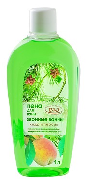 СЕВЕРНАЯ ЖЕМЧУЖИНА ХВОЙНЫЕ ВАННЫ ПЕНА Д/ВАНН КЕДР/ПЕРСИК ПЕНА ДЛЯ ВАНН 1000 МЛ №1