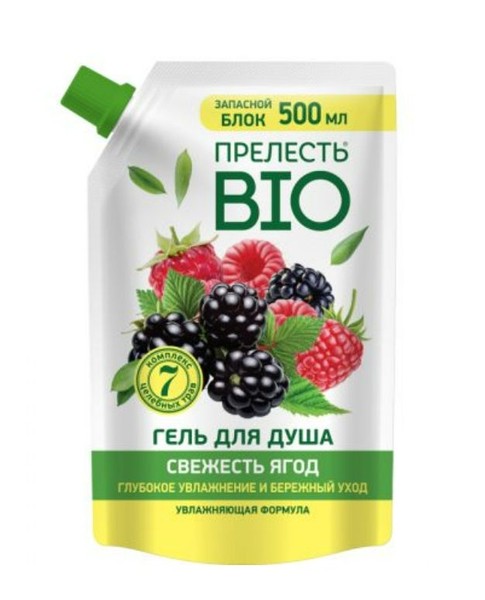 ПРЕЛЕСТЬ БИО ГЕЛЬ Д/ДУША СВЕЖЕСТЬ ЯГОД ГЕЛЬ ДЛЯ ДУША 1000 МЛ №1