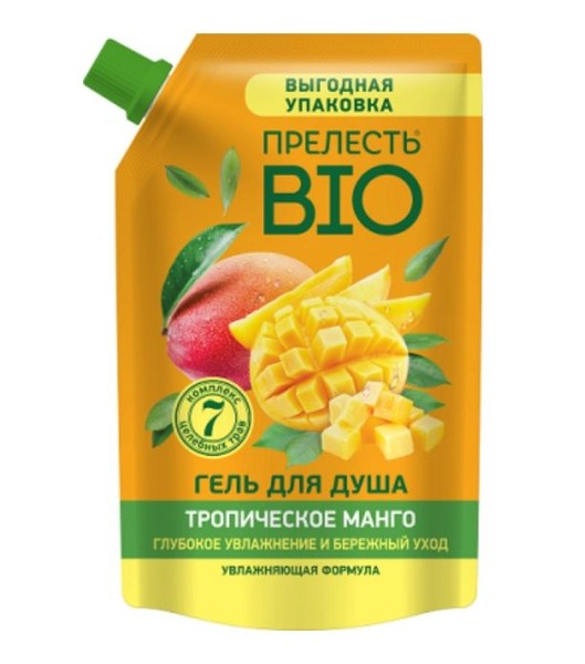 ПРЕЛЕСТЬ БИО ГЕЛЬ Д/ДУША ТРОПИЧЕСКОЕ МАНГО ГЕЛЬ ДЛЯ ДУША 1000 МЛ №1