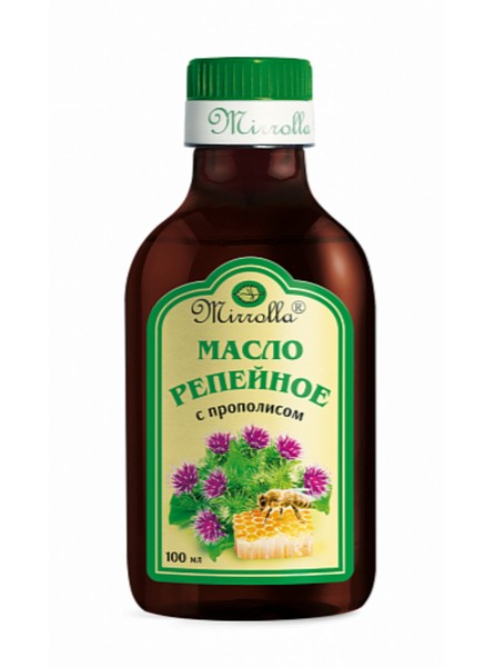 РЕПЕЙНОЕ МАСЛО МИРРОЛЛА С ПРОПОЛИСОМ МАСЛО ДЛЯ ВОЛОС 100 МЛ №1