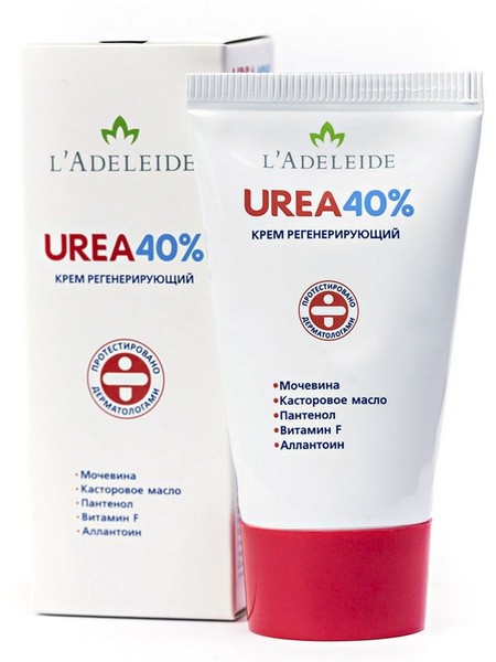 UREA КРЕМ С МОЧЕВИНОЙ 40% Д/ТЕЛА РЕГЕНЕРИРУЮЩИЙ КОСМЕТИЧЕСКИЙ КРЕМ 50 МЛ №1