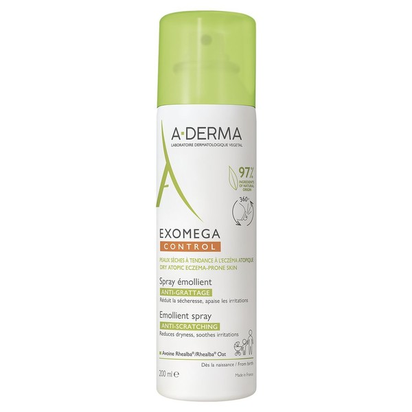 A-DERMA EXOMEGA CONTROL СПРЕЙ-ЭМОЛЕНТ Д/ЛИЦА/ТЕЛА СМЯГЧАЮЩИЙ КОСМЕТИЧЕСКИЙ СПРЕЙ  200 МЛ №1