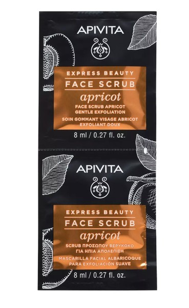 APIVITA EXPRESS BEAUTY СКРАБ-ЭКСФОЛИАНТ Д/ЛИЦА ДЕЛИКАТНЫЙ С АБРИКОСОМ КОСМЕТИЧЕСКИЙ СКРАБ 8 МЛ №2