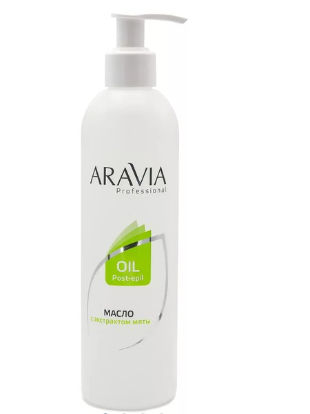 ARAVIA PROFESSIONAL МАСЛО П/ДЕПИЛЯЦИИ ОХЛАЖДАЮЩЕЕ С ЭКСТРАКТОМ МЯТЫ КОСМЕТИЧЕСКОЕ МАСЛО 300 МЛ №1