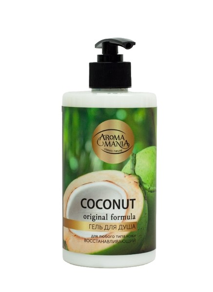 AROMA MANIA ГЕЛЬ Д/ДУША ВОССТАНАВЛИВАЮЩИЙ КОКОС ГЕЛЬ ДЛЯ ДУША 450 МЛ №1