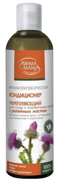 AROMA MANIA КОНДИЦИОНЕР Д/ВОЛОС С РЕПЕЙНЫМ МАСЛОМ УКРЕПЛЯЮЩИЙ КОСМЕТИЧЕСКИЙ КОНДИЦИОНЕР 250 МЛ №1