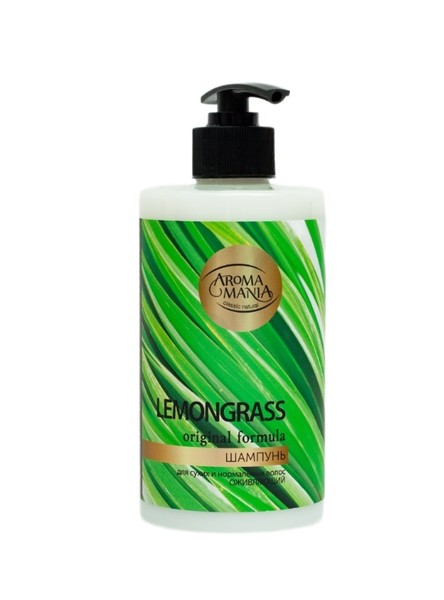 AROMA MANIA ШАМПУНЬ ДЛЯ ВОЛОС ЛЕМОНГРАСС ОЖИВЛЯЮЩИЙ ШАМПУНЬ ДЛЯ ВОЛОС 450 МЛ №1