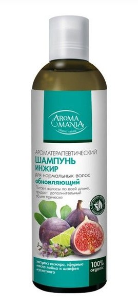 AROMA MANIA ШАМПУНЬ Д/ВОЛОС ИНЖИР ОБНОВЛЯЮЩИЙ ШАМПУНЬ 250 МЛ №1