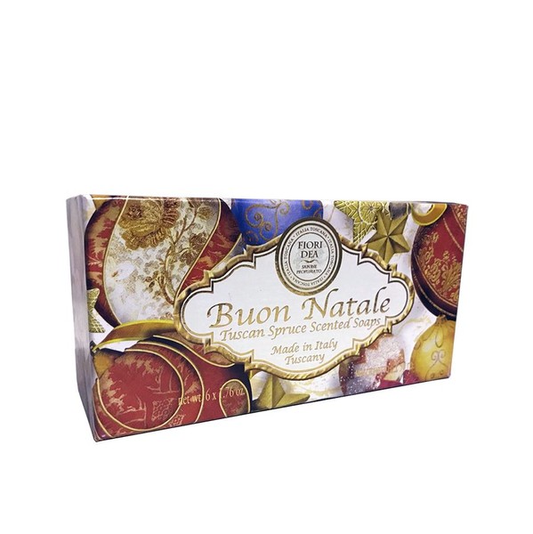FIORI DEA МЫЛО КУСКОВОЕ НОВОГОДНИЙ НАБОР ТОСКАНСКАЯ ПИХТА КОСМЕТИЧЕСКОЕ МЫЛО 50 Г №6