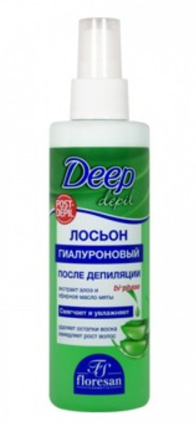 ФЛОРЕСАН DEEP DEPIL ЛОСЬОН П/ДЕПИЛЯЦИИ ГИАЛУРОНОВЫЙ КОСМЕТИЧЕСКИЙ ЛОСЬОН 200 МЛ №1