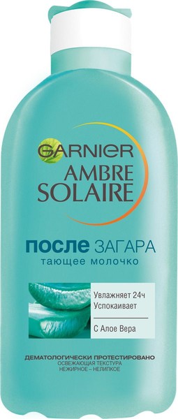 GARNIER AMBRE SOLAIRE МОЛОЧКО П/ЗАГАРА С АЛОЭ ВЕРА УСПОКАИВАЮЩЕЕ МОЛОЧКО ДЛЯ ТЕЛА 200 МЛ №1