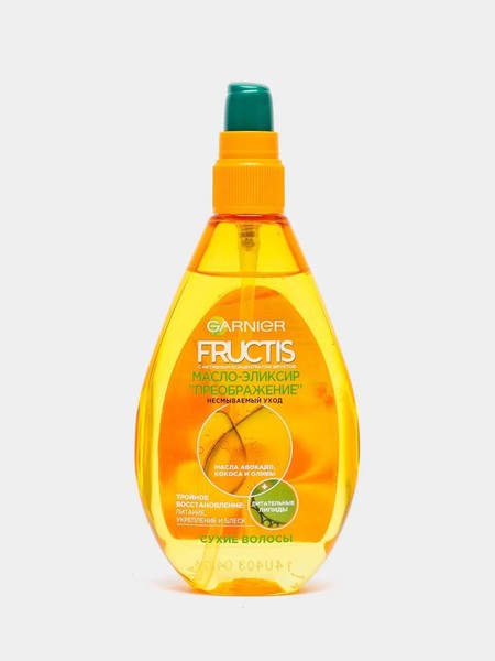 FRUCTIS МАСЛО-ЭЛИКСИР Д/ВОЛОС ПРЕОБРАЖЕНИЕ ТРОЙНОЕ ВОССТАНОВЛЕНИЕ КОСМЕТИЧЕСКОЕ МАСЛО 150 МЛ №1