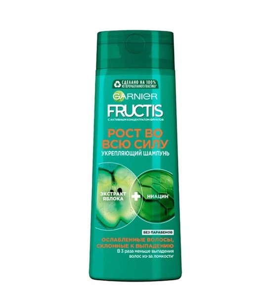 FRUCTIS ШАМПУНЬ РОСТ ВО ВСЮ СИЛУ ШАМПУНЬ 400 МЛ №1