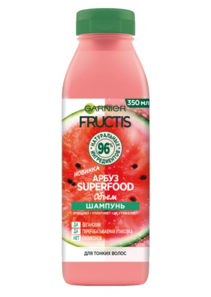 FRUCTIS ШАМПУНЬ SUPERFOOD АРБУЗ ШАМПУНЬ 350 МЛ №1
