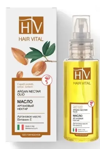 HAIR VITAL МАСЛО АРГАНОВЫЙ НЕКТАР КОСМЕТИЧЕСКОЕ МАСЛО 50 МЛ №1