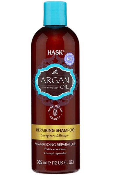HASK ARGAN OIL ШАМПУНЬ Д/ВОЛОС ВОССТАНАВЛИВАЮЩИЙ ШАМПУНЬ 355 МЛ №1