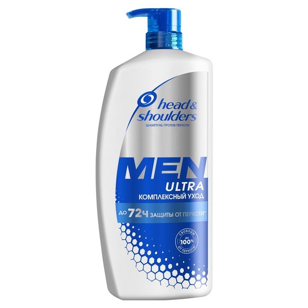 HEAD&SHOULDERS MEN ULTRA ШАМПУНЬ П/ПЕРХОТИ КОМПЛЕКСНЫЙ УХОД ШАМПУНЬ ПРОТИВ ПЕРХОТИ 900 МЛ №1