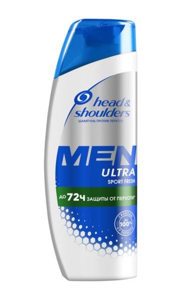 HEAD&SHOULDERS MEN ULTRA SPORT FRESH ШАМПУНЬ П/ПЕРХОТИ ШАМПУНЬ ПРОТИВ ПЕРХОТИ 400 МЛ №1