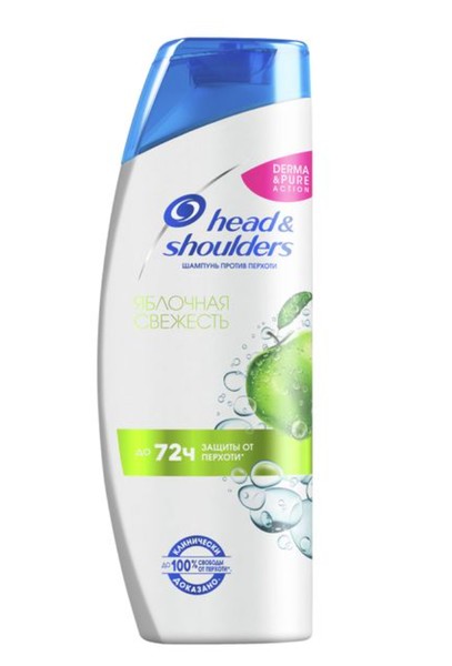 HEAD&SHOULDERS ШАМПУНЬ П/ПЕРХОТИ ЯБЛОЧНАЯ СВЕЖЕСТЬ ШАМПУНЬ ПРОТИВ ПЕРХОТИ 400 МЛ №1