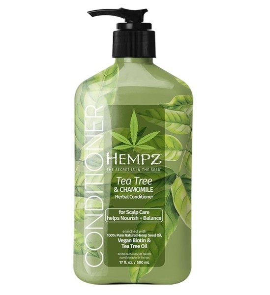 HEMPZ TEA TREE&CHAMOMILE КОНДИЦИОНЕР Д/ВОЛОС ТРАВЯНОЙ ЧАЙНОЕ ДЕРЕВО/РОМАШКА КОСМЕТИЧЕСКИЙ КОНДИЦИОНЕР  500 МЛ №1