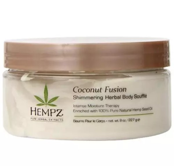 HEMPZ PURE HERBAL EXTRACTS КРЕМ-СУФЛЕ Д/ТЕЛА С МЕРЦАЮЩ ЭФФЕКТОМ COCONUT FUSION КРЕМ ДЛЯ ТЕЛА  227 Г №1
