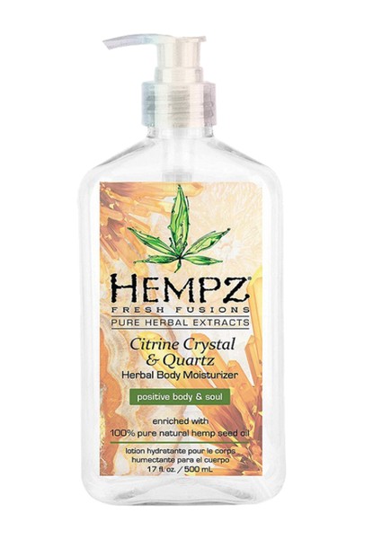 HEMPZ МОЛОЧКО ДЛЯ ТЕЛА УВЛАЖНЯЮЩЕЕ С МЕРЦАЮЩИМ ЭФФЕКТОМ ЖЕЛТЫЙ КВАРЦ МОЛОЧКО ДЛЯ ТЕЛА  500 МЛ №1