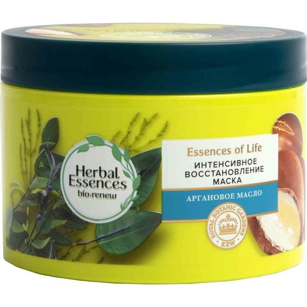 HERBAL ESSENCES МАСКА Д/ВОЛОС МАРОККАНСКОЕ АРГАНОВОЕ МАСЛО КОСМЕТИЧЕСКАЯ МАСКА 450 МЛ №1
