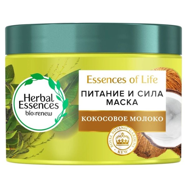 HERBAL ESSENCES МАСКА Д/ВОЛОС КОКОСОВОЕ МОЛОКО КОСМЕТИЧЕСКАЯ МАСКА 450 МЛ №1