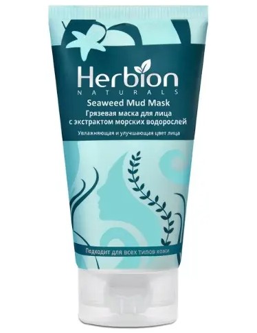 HERBION МАСКА Д/ЛИЦА ГРЯЗЕВАЯ С ЭКСТРАКТОМ МОРСКИХ ВОДОРОСЛЕЙ МАСКА ДЛЯ ЛИЦА  100 МЛ №1