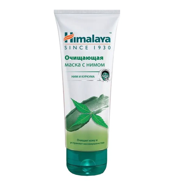 HIMALAYA HERBALS МАСКА ОЧИЩАЮЩАЯ С НИМОМ КОСМЕТИЧЕСКАЯ МАСКА 75 МЛ №1