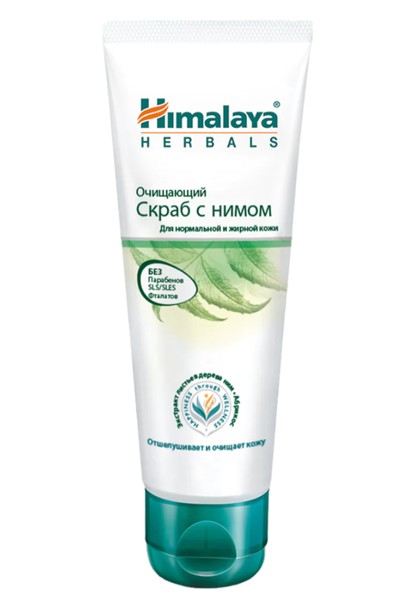 HIMALAYA HERBALS СКРАБ Д/ЛИЦА ОЧИЩАЮЩИЙ С НИМОМ КОСМЕТИЧЕСКИЙ СКРАБ 75 МЛ №1