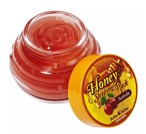 HOLIKA HOLIKA HONEY SLEEPING PACK МАСКА Д/ЛИЦА НОЧНАЯ С БАРБАДОССКОЙ ВИШНЕЙ МАСКА ДЛЯ ЛИЦА 90 МЛ №1