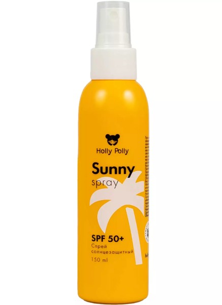 HOLLY POLLY SUNNY СПРЕЙ Д/ЛИЦА И ТЕЛА СОЛНЦЕЗАЩИТНЫЙ SPF 50+ СПРЕЙ ДЛЯ ТЕЛА 150 МЛ №1