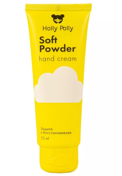 HOLLY POLLY FOOT & HANDS КРЕМ Д/РУК ЗАЩИТА И ВОССТАНОВЛЕНИЕ SOFT POWDER С ПАНТЕНОЛОМ КРЕМ ДЛЯ РУК 75 МЛ №1