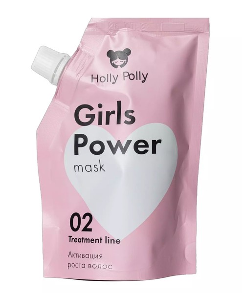 HOLLY POLLY TREATMENT LINE МАСКА-АКТИВАТОР РОСТА ВОЛОС GIRLS POWER МАСКА ДЛЯ ВОЛОС 100 МЛ №1