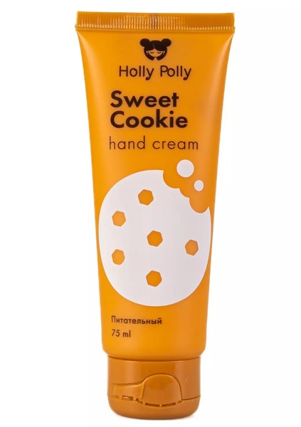 HOLLY POLLY FOOT & HANDS КРЕМ Д/РУК ПИТАТЕЛЬНЫЙ SWEET COOKIE КРЕМ ДЛЯ РУК 75 МЛ №1