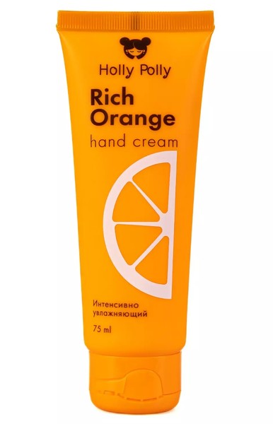 HOLLY POLLY FOOT & HANDS КРЕМ Д/РУК УВЛАЖНЯЮЩИЙ RICH ORANGE КРЕМ ДЛЯ РУК 75 МЛ №1