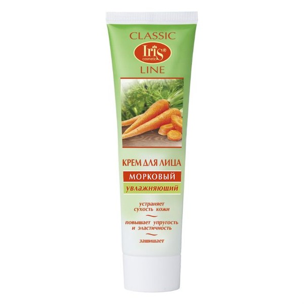 IRIS COSMETIC CLASSIC LINE КРЕМ Д/ЛИЦА УВЛАЖНЯЮЩИЙ МОРКОВНЫЙ КРЕМ ДЛЯ ЛИЦА 100 МЛ №1