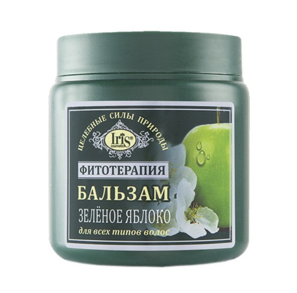 IRIS COSMETIC ФИТОТЕРАПИЯ БАЛЬЗАМ ДЛЯ ВСЕХ ТИПОВ ВОЛОС ЗЕЛЕНОЕ ЯБЛОКО КОСМЕТИЧЕСКИЙ БАЛЬЗАМ 500 МЛ №1