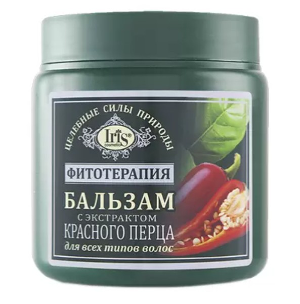 IRIS COSMETIC ФИТОТЕРАПИЯ БАЛЬЗАМ Д/ВСЕХ ТИПОВ ВОЛОС С ЭКСТРАКТОМ КРАСНОГО ПЕРЦА КОСМЕТИЧЕСКИЙ БАЛЬЗАМ 500 МЛ №1