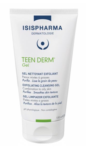 ISIS PHARMA TEEN DERM GEL ГЕЛЬ ОЧИЩАЮЩИЙ ОТШЕЛУШИВАЮЩИЙ ДЛЯ КОМБИНИРОВАННОЙ И ЖИРНОЙ КОЖИ ГЕЛЬ 150 МЛ №1