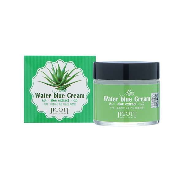 JIGOTT КРЕМ Д/ЛИЦА С АЛОЭ ALOE WATER BLUE CREAM КРЕМ ДЛЯ ЛИЦА 70 МЛ №1